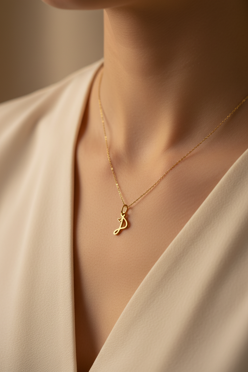 P letter charm