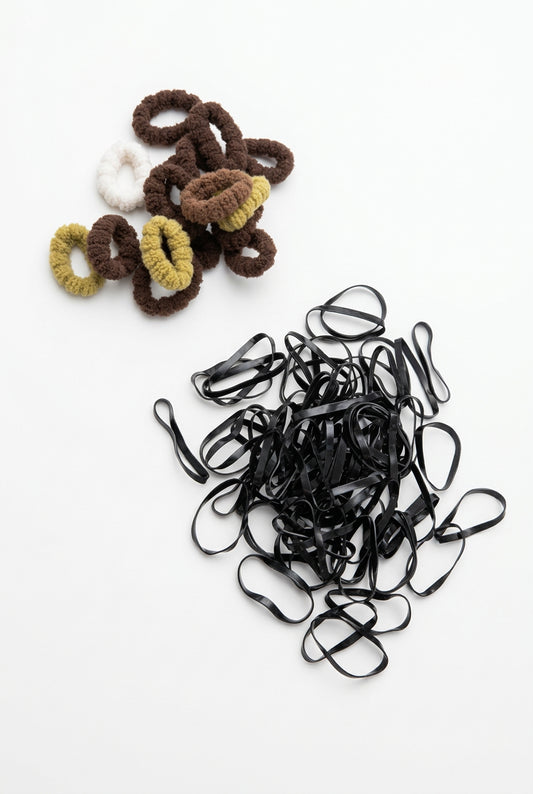 Dark colour hair accessories