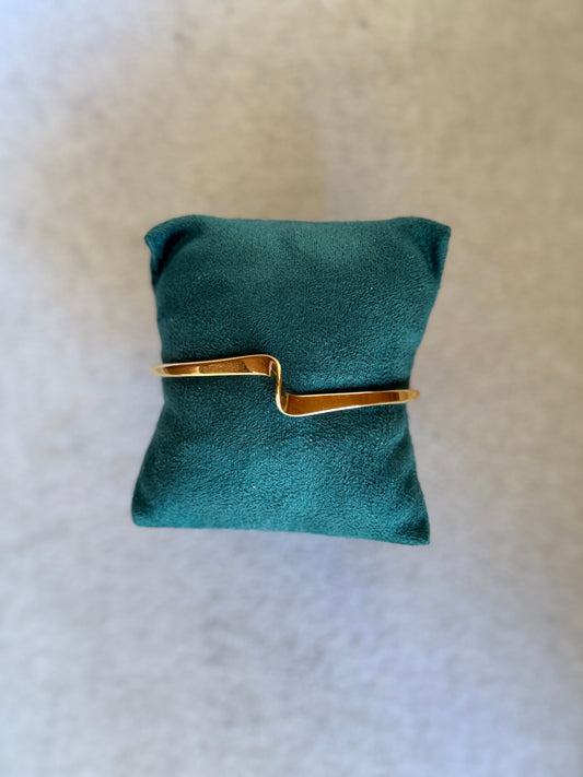 Adujustable Wave Cuff Bangle
