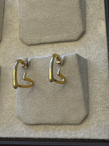 Heart earrings