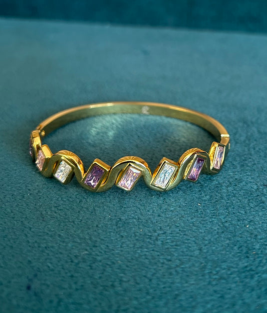Baby size Golden stone bangle