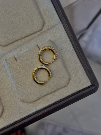 Double side stone ring