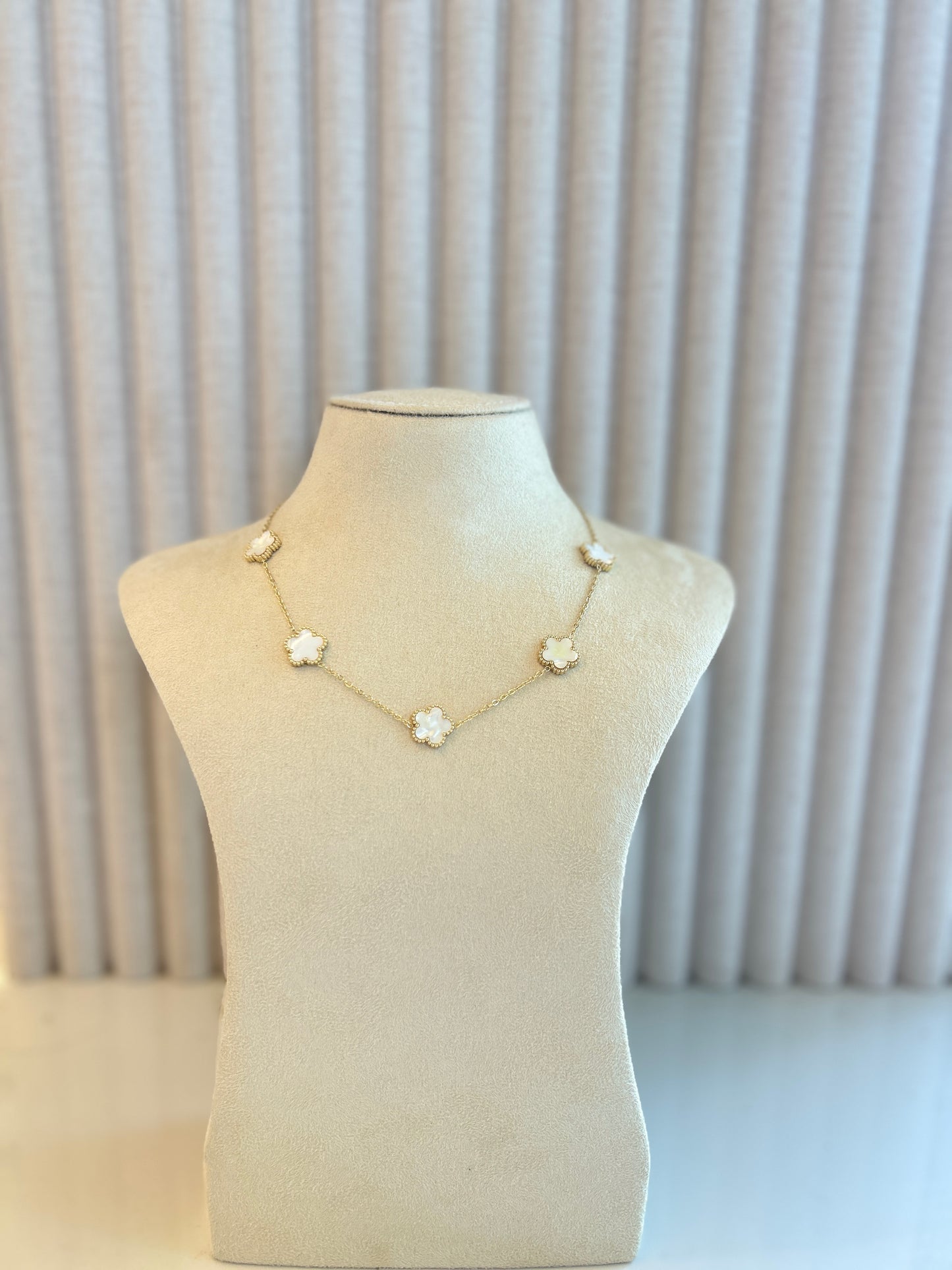 White clover necklace