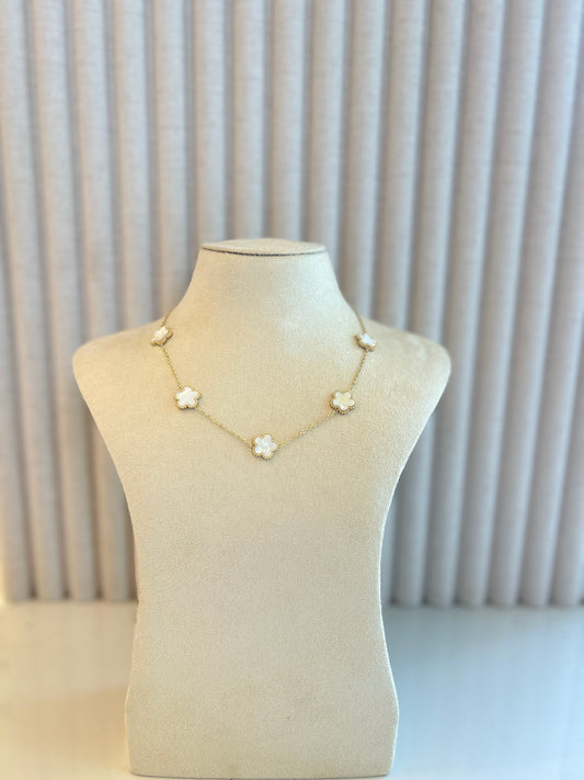 White clover necklace