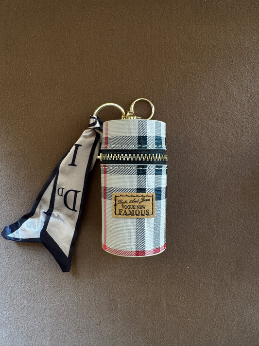 Cylindrical Mini Pouch Keyring (C)