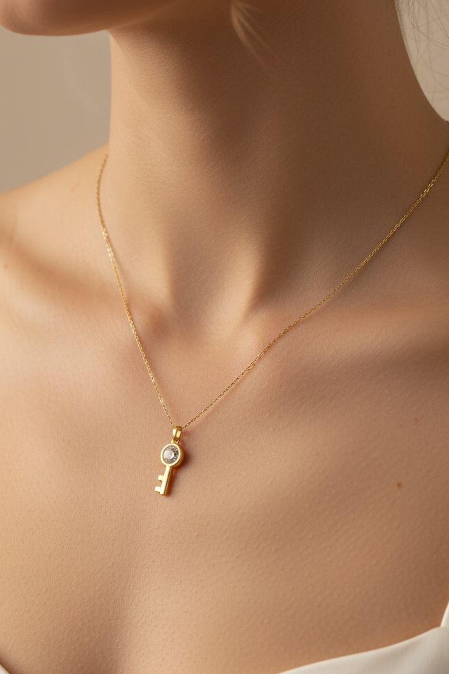 Mini key charm
