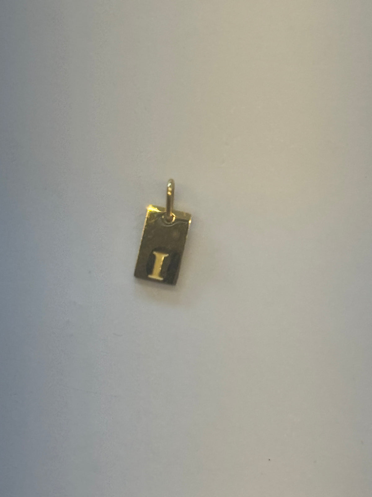 I letter charm