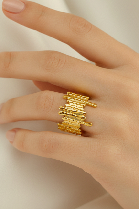 Forest Embrace Gold Ring