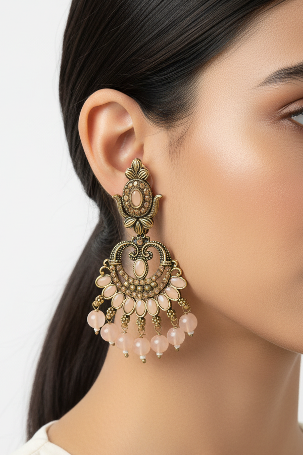 Light pink earring