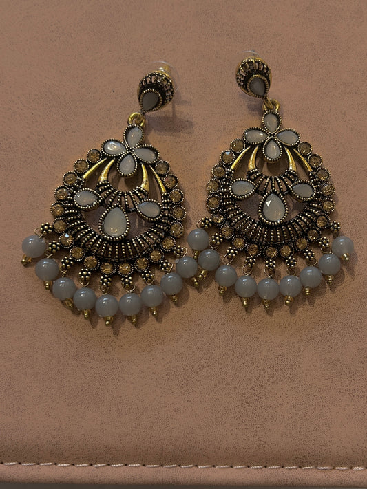 Grey earring