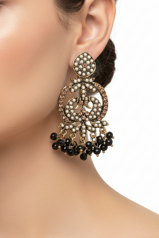 Black earring