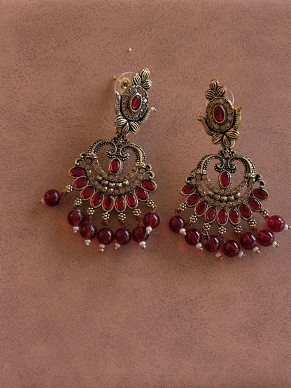 Red earring