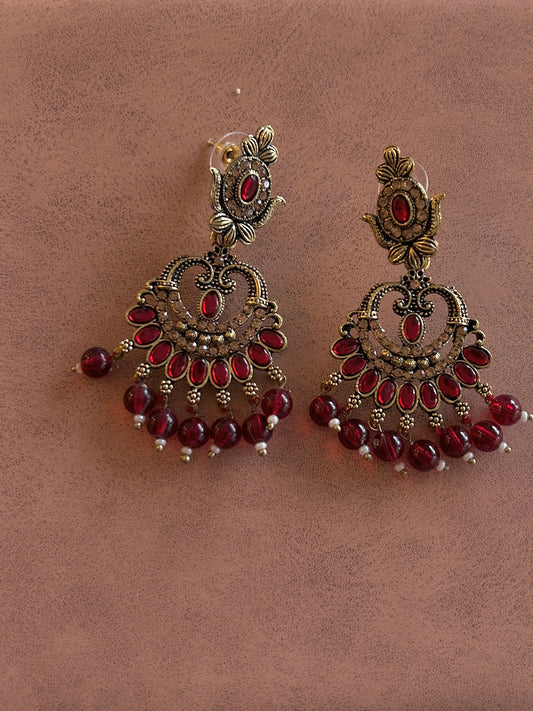 Red earring