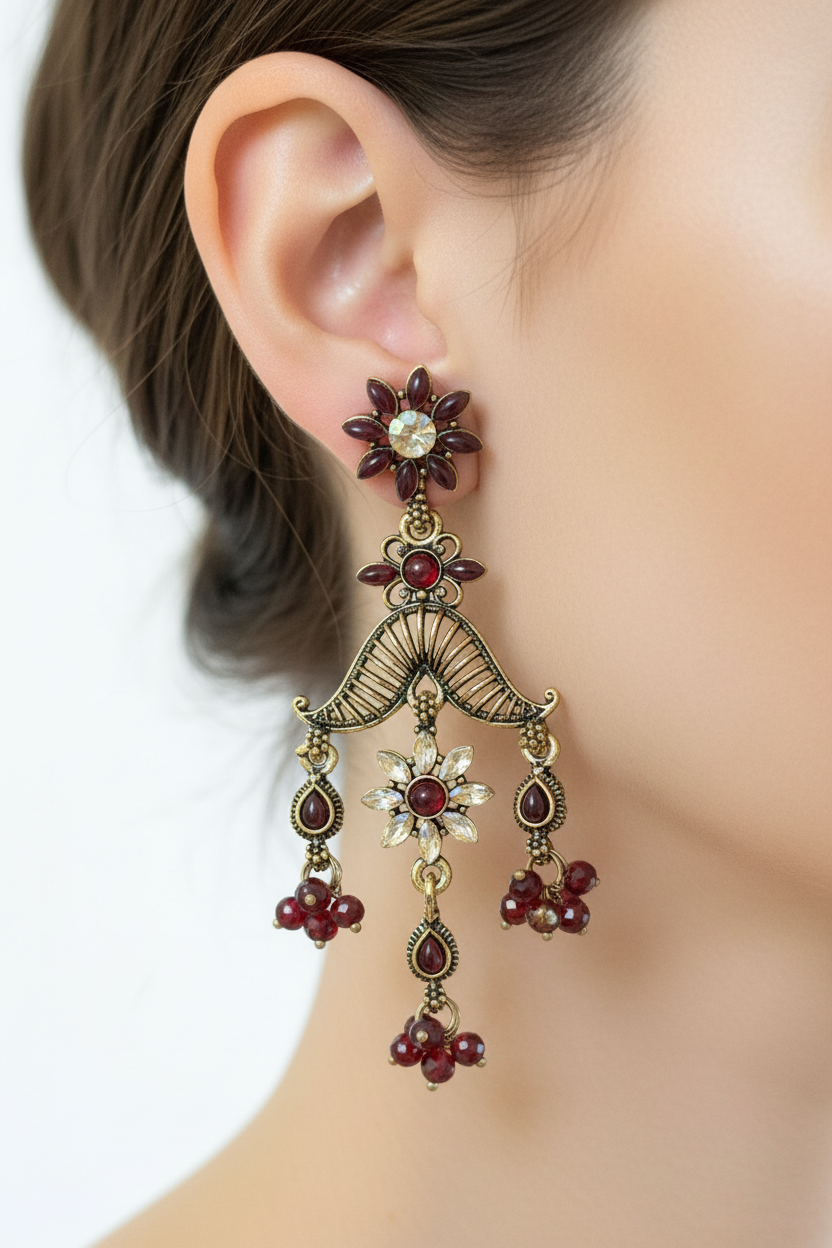 Red earring