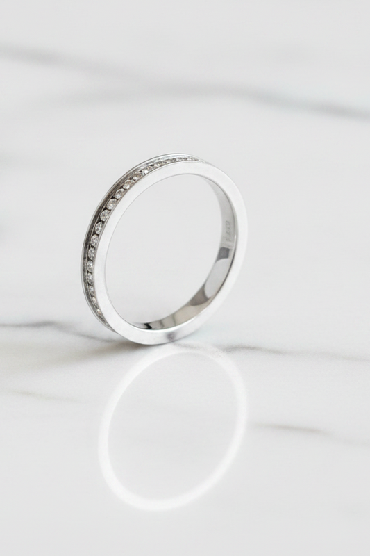 Crystal Eternity Band Ring