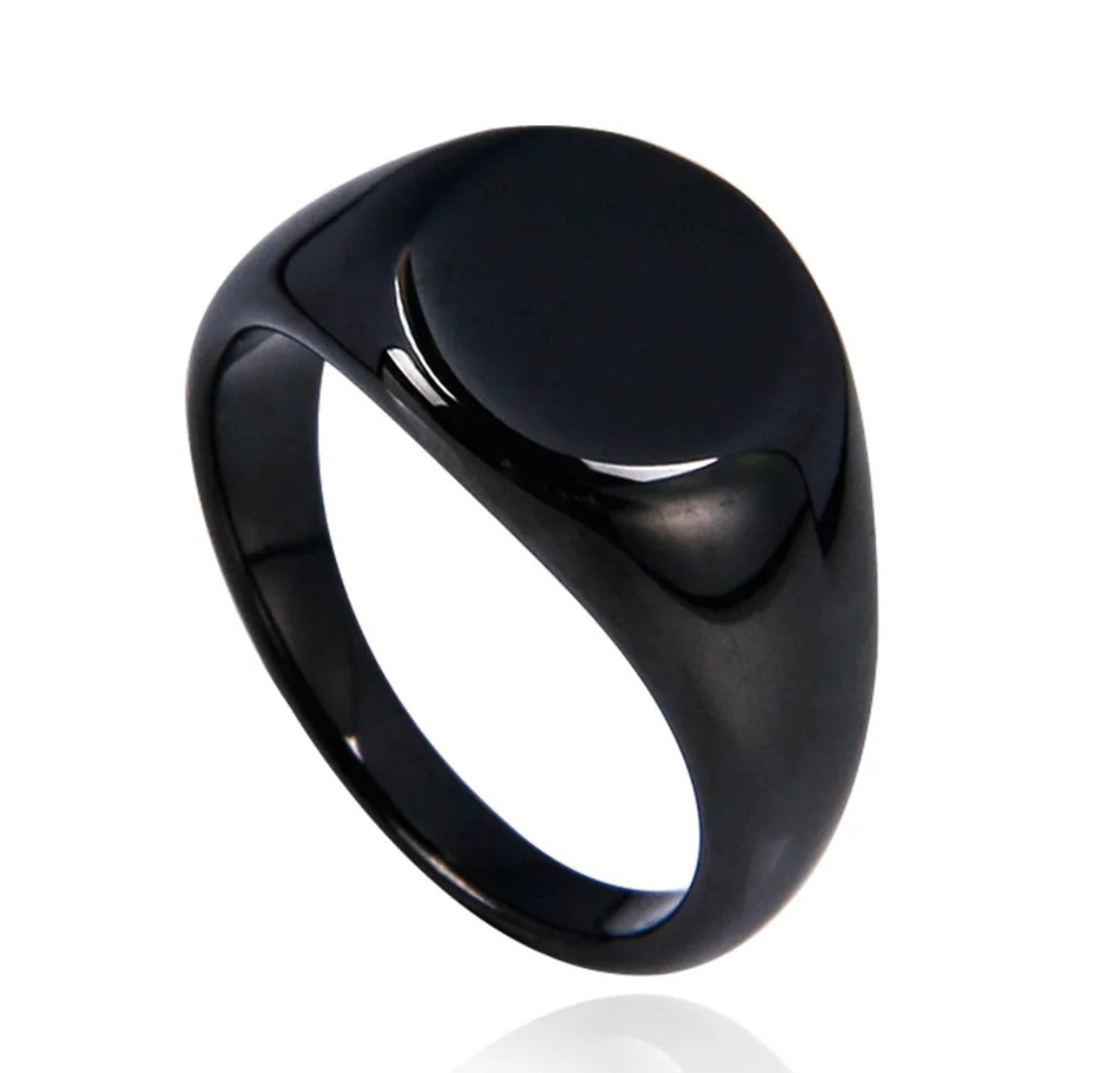 Simple Style Geometric Titanium Steel Plating Unisex Rings