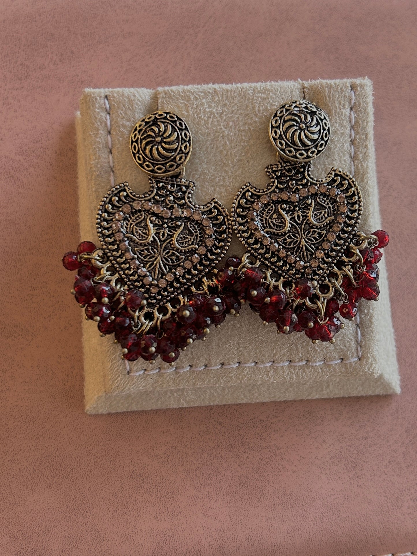 Red earring