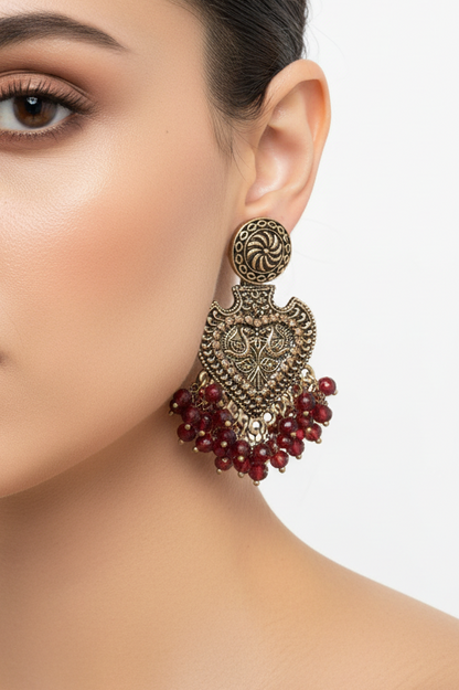 Red earring