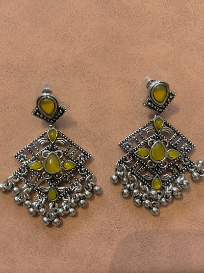 Mint green earring
