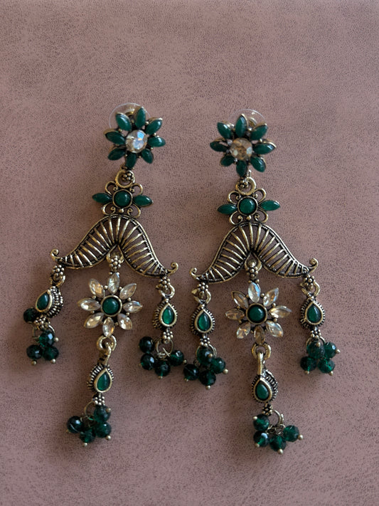 Green Earring