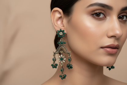 Green Earring