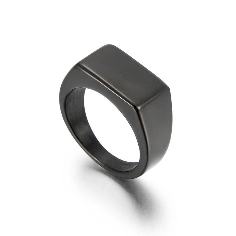 Punk Geometric Titanium Steel Plating 18K Gold Plated
Men's Rings