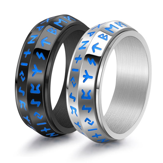 Elegant Simple Style Oversized Color Block 304 Stainless Steel Polishing Stoving Varnish Plating 18K Gold Plated Men's Rings