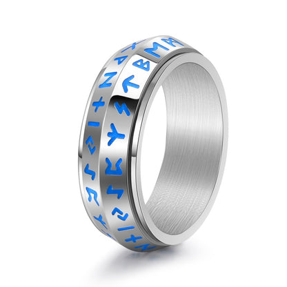 Elegant Simple Style Oversized Color Block 304 Stainless Steel Polishing Stoving Varnish Plating 18K Gold Plated Men's Rings