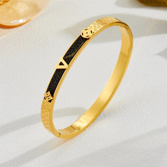 LV inspired Bangle