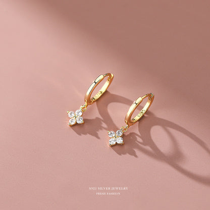 925 Sterling Silver Hoops Earrings