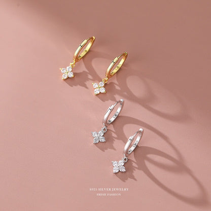 925 Sterling Silver Hoops Earrings