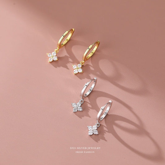925 Sterling Silver Hoops Earrings