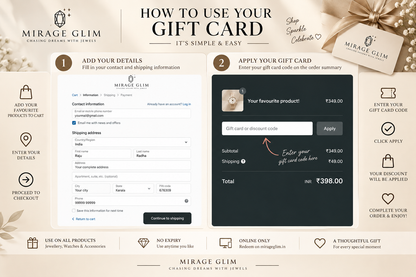 MIRAGE GLIM Digital Gift Card