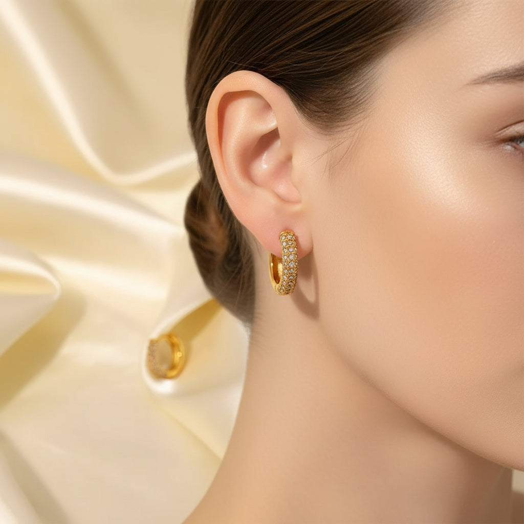 Stone earring