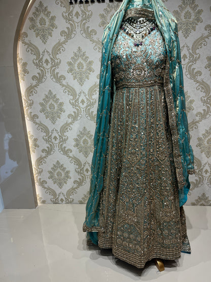 Noor e Feroza Designer Hand Crafted Gown