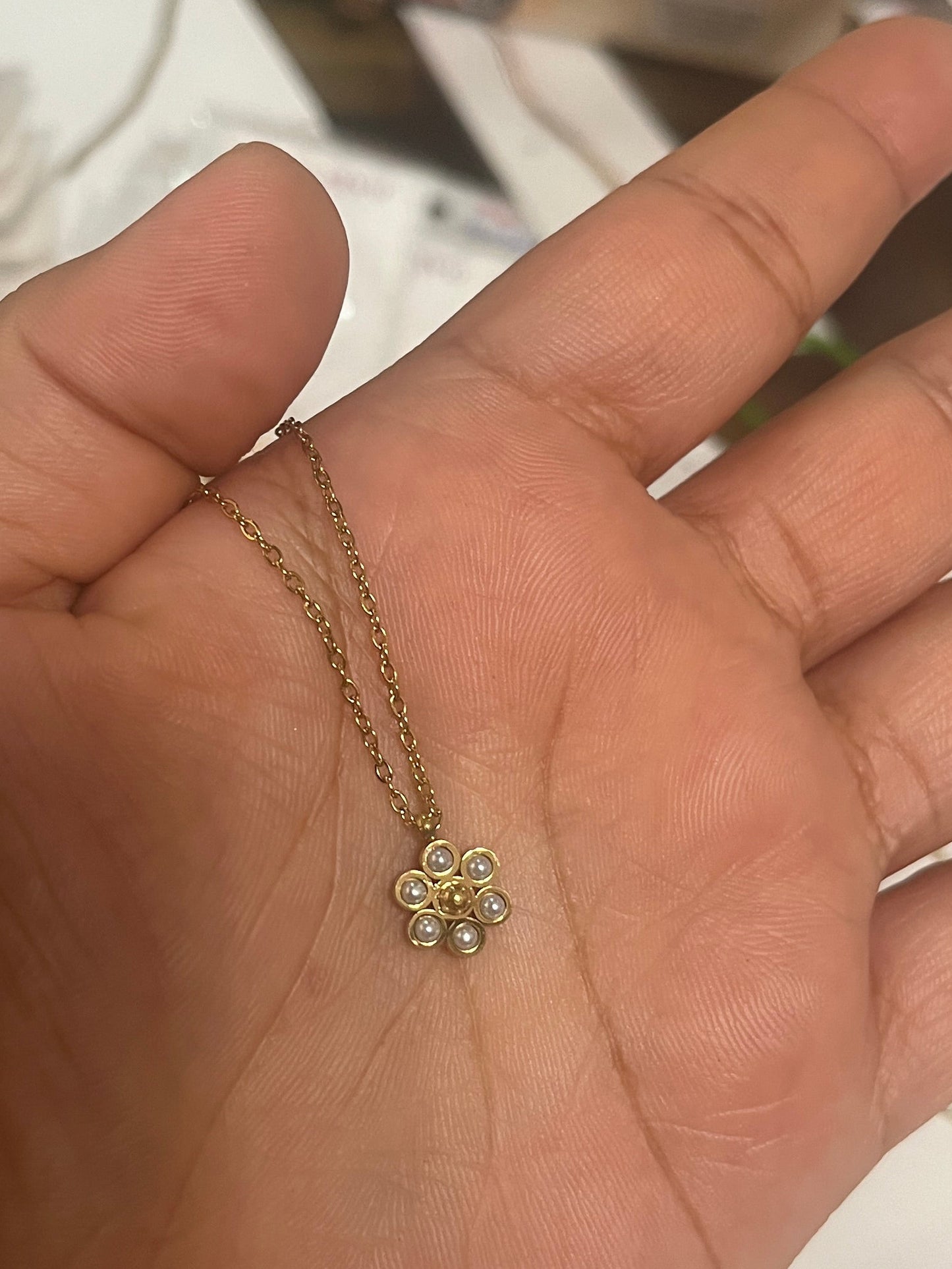 Flower necklace