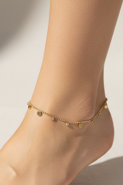 Kids charm gold Anklets
