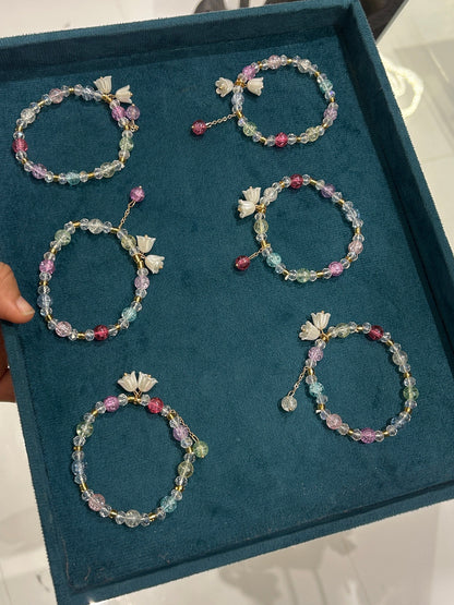 Rainbow charm bracelet