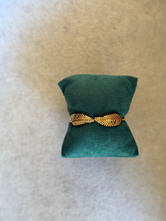 Baby Size Floral Filigree Hinged Bangle