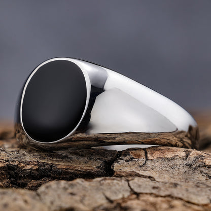 Hip-Hop Streetwear 316 Stainless Steel Geometric
Men Signet Rings