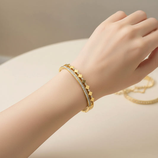 Baby size Celestial gold Bangle