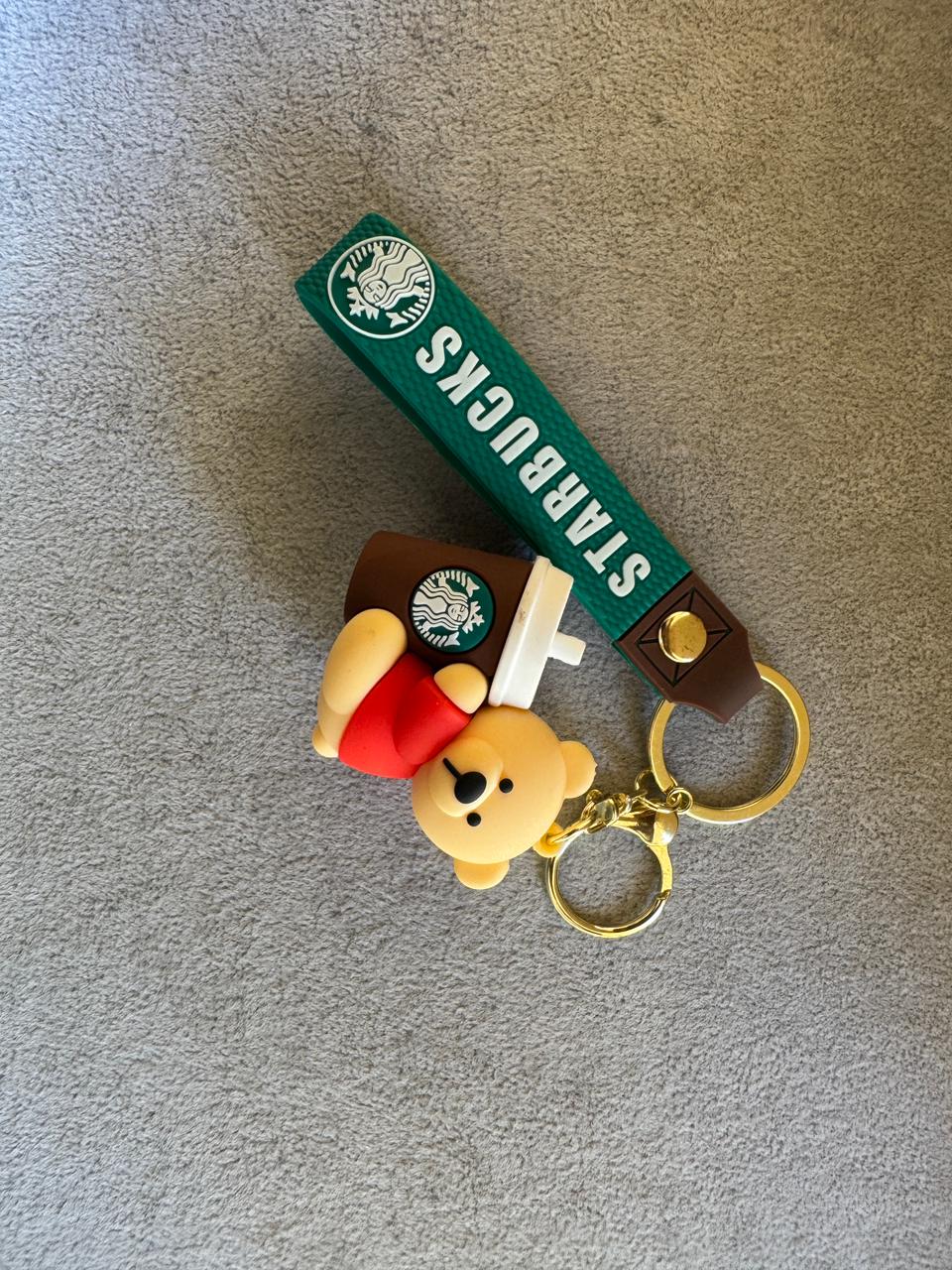 Starbucks Bear Keychain