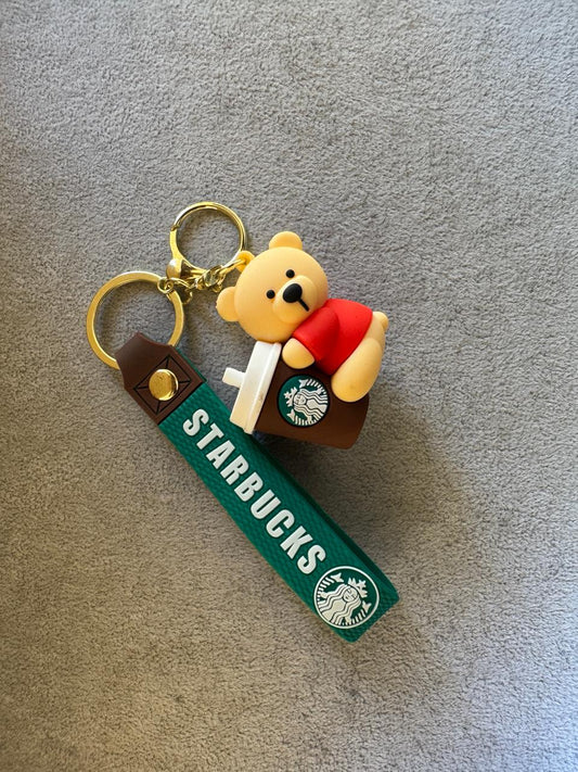 Starbucks Bear Keychain