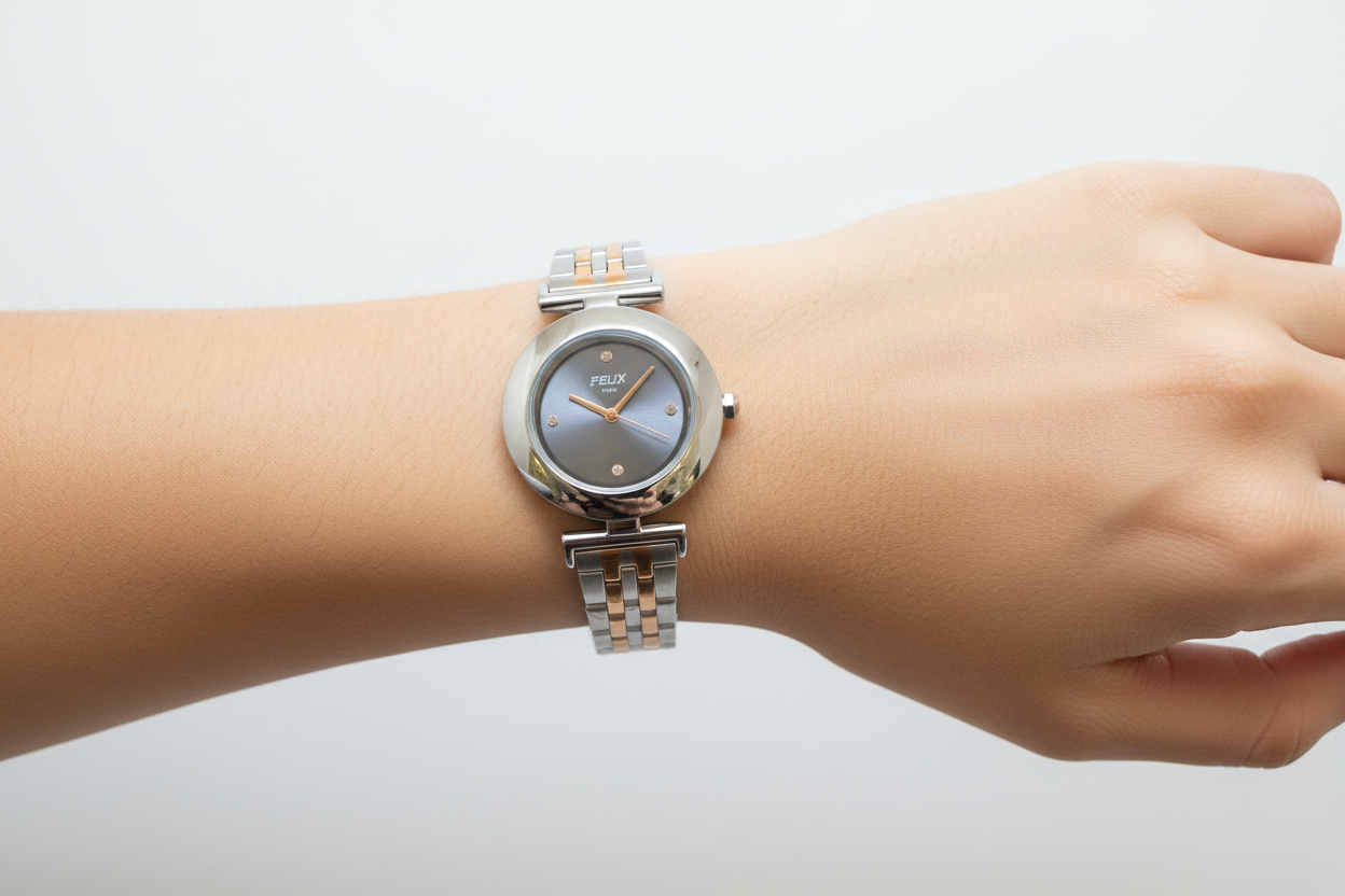 Felix Two-Tone Silver-RoseGold Watch