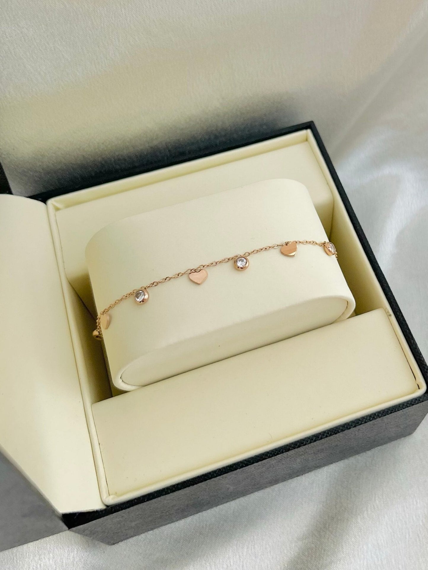 Ever shine Rose Gold Anklet Pair