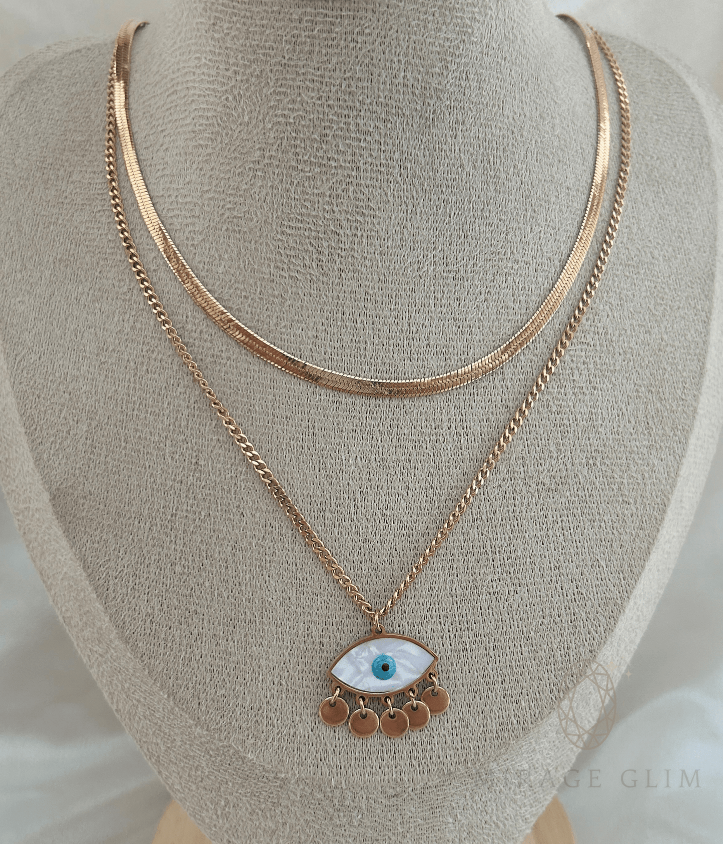 Mystic Evil Eye Layered Necklace