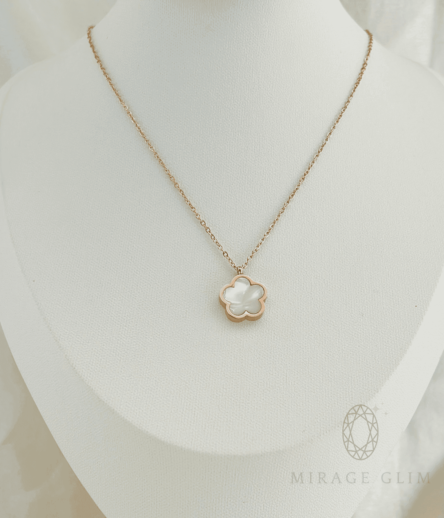 Flower reversible Necklace