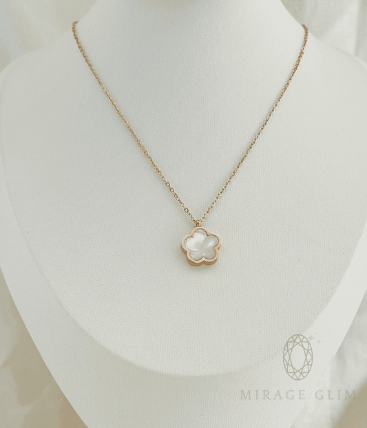 Flower reversible Necklace