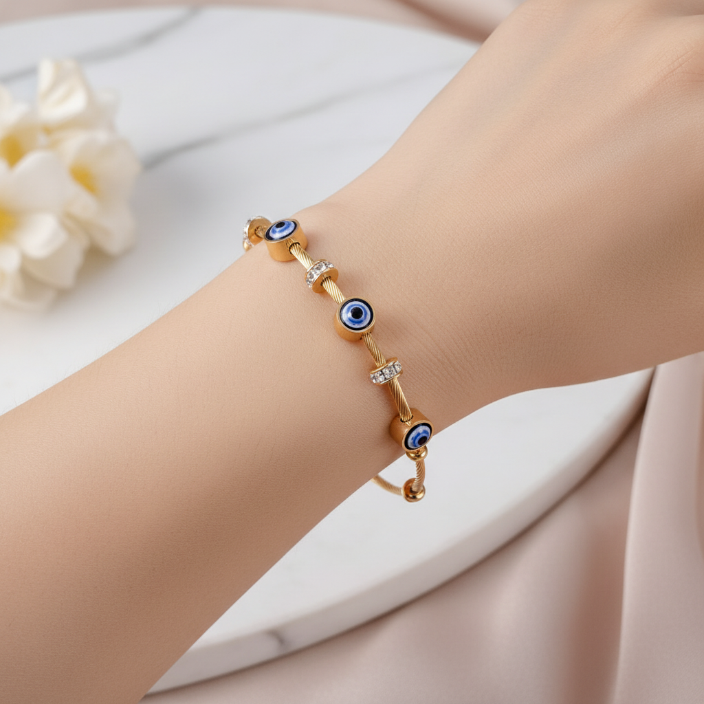 Evil Eye Bangle Baby Size