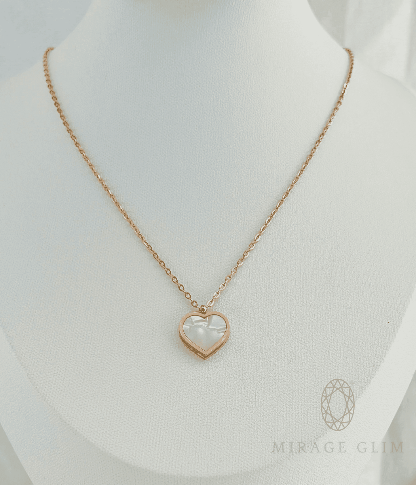 Heart Reversible necklace